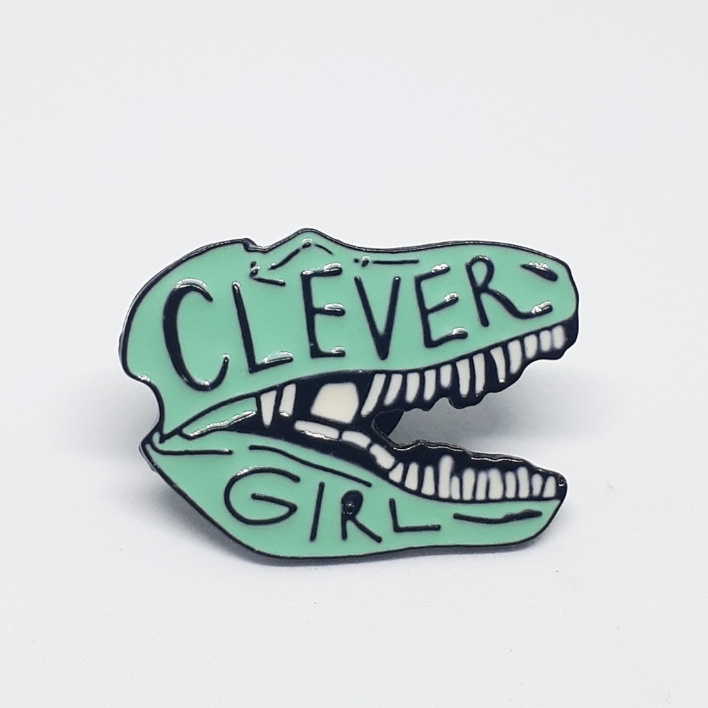 Jurassic park enamel pin